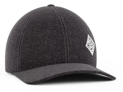 Baseball cap with qr code 3D model