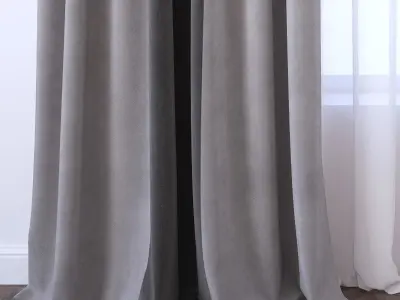 Set 98 Curtains 3D model