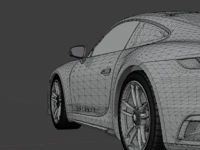 Porsche 911- Carrera 3D model