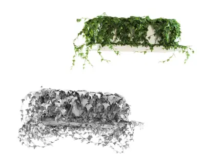 Ivy for shelves v2 3D model