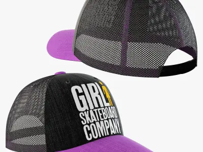 decorative set violet 3D model