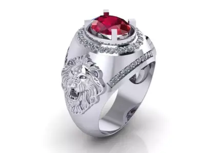 Men Rings Fashion 002 3D print model