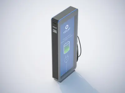 Street car charger 3D model