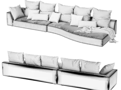edra Absolu sofa 02 3D model