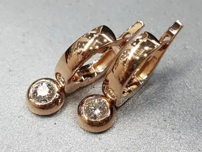 simple earring 3D print model