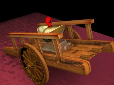 Chinese cart  3D model