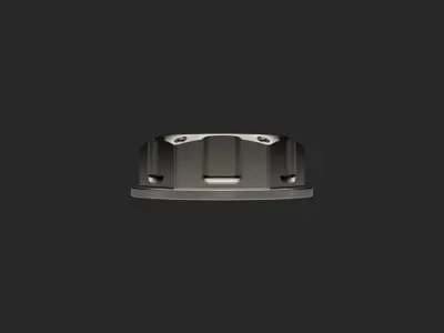 Pro Bolt CNC Top Yoke Nut 3D model