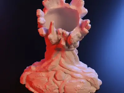 Groot vase 3D print model
