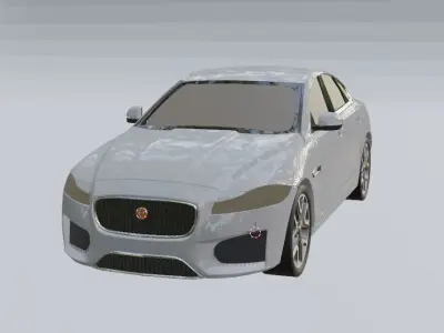 Jaguar XF 2016 3D model
