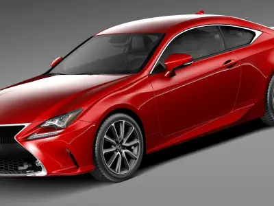 Lexus RC 2015 3D model