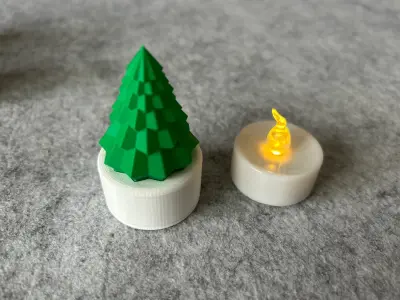 Mini-LED-Christmas-Tree - Vase Mode 3D print model