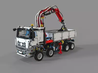 Lego truck 3D model