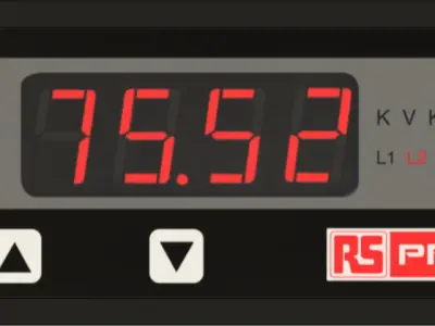 Workshop electrical box Low-poly 3D model