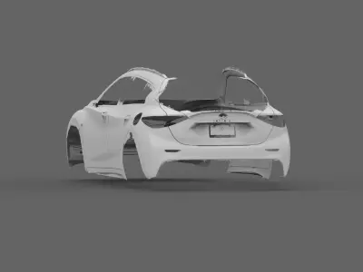 2019 Infiniti QX30 3D SCANNED MODEL 3D model