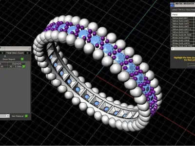 milgrain wedding ring model 900 3D print model