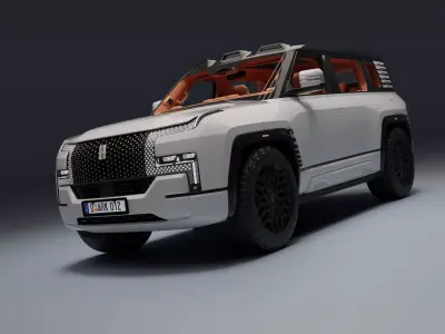 Yangwang U8 Low-poly 3D model