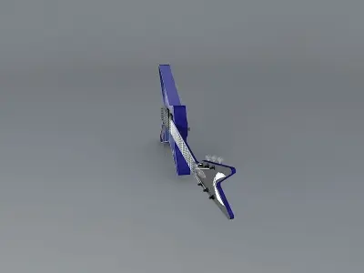 Dimebag Darrell  Dean ML guitar Free 3D model