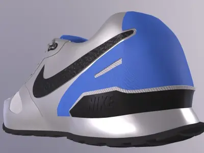 NIKE WAFFLE TRAINER SHOES PBR Low-poly 3D model