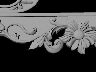 sofa High quality 3d models for processing on a cnc machine  3D model