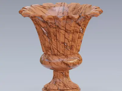 Garden urn planter14 3D model