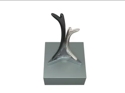 abstract sculpture 3D model