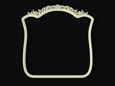 carved frame for mirror 3D model get
