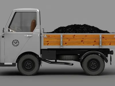 Multicar M22  1964 Kohle 3D model