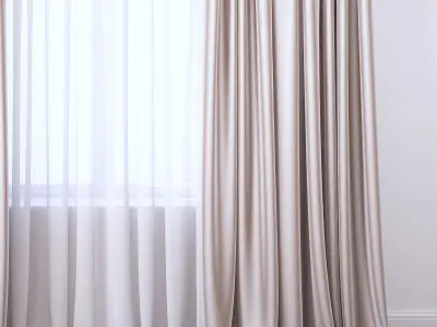 Set 103 Curtains 3D model