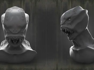 monster head 3D model