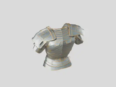 Knight Armor Medieval Low-poly 3D model