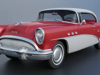 Buick Century 1954  3D print model