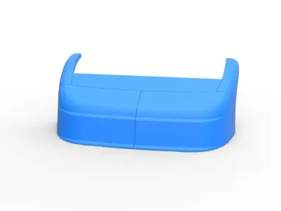 Nose of New Zealand Super Saloon race car Scale 1 to 25 3D print model