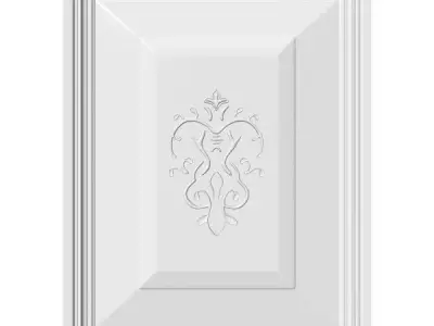 Decorative Wood Panel 2 3D model