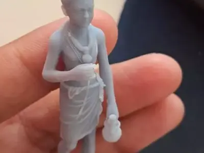 Swaminarayan Bhagwan High Detail ZBrush File and STL 3D print model