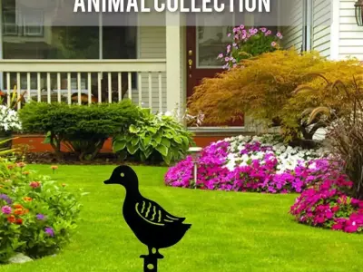 Wonderful Artificial Duck Home and Garden Outdoor Lawn Decor 3D model get