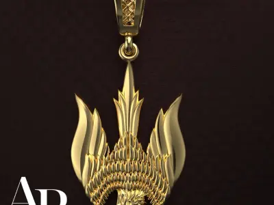 Ukrainian Trident  3D print model