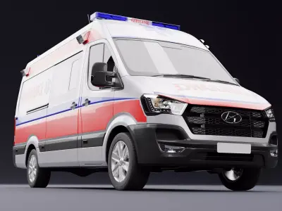 Ambulance Honda 3D model
