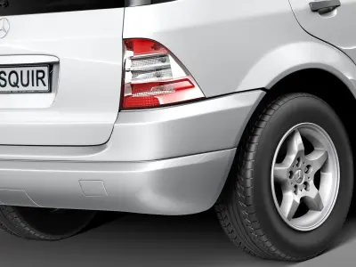 Mercedes-Benz M-class W163 1997-2005 3D model