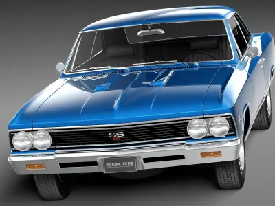 Chevrolet Chevelle SS 1966 3D model