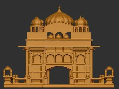  Golden Temple  3D print model