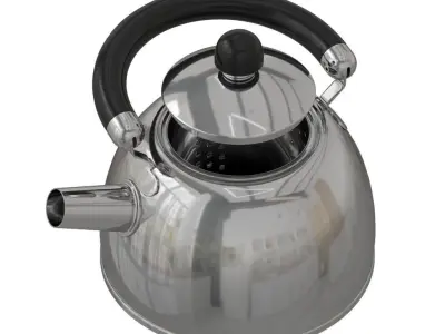 Kettle stainless steel tea Free 3D model