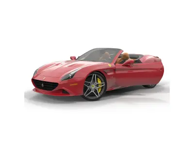 Ferrari California T 2015 Rigged 3D model
