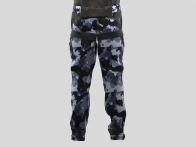 3D pants Leon Kennedy 3D model