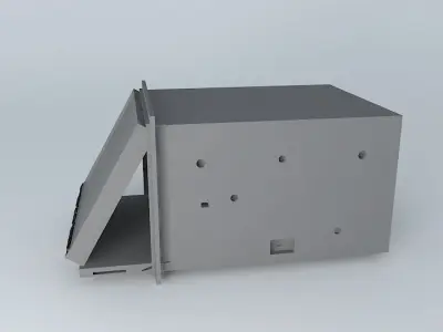 car radio Free 3D model