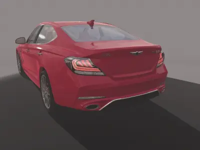 Genesis G70 2018 - UNITY3D  3D model