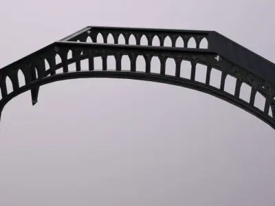 Stairs IronBridge Low-poly 3D model