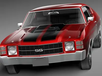 Chevrolet Chevelle SS CG 1971 3D model