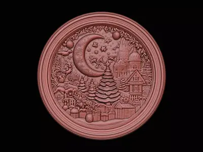 3d printable Christmas  for ornament 3D print model