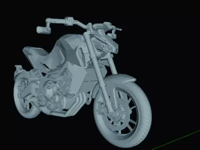 Yamaha Mt09 3D print model