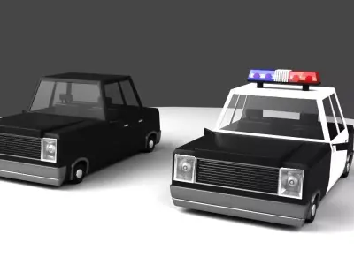 Cartoon Car 3D model